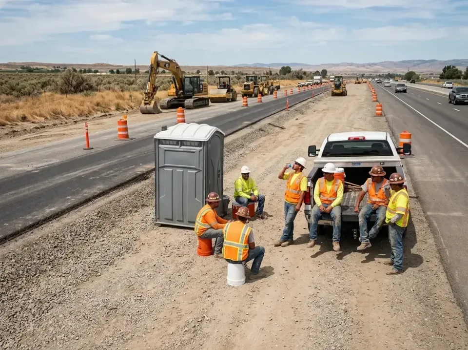highway-road-construction-crew-007 — frequently asked questions, Porta Potty and Restroom Rentals in Greenbriar, VA